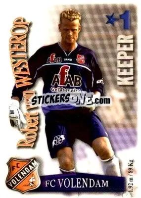 Sticker Robert van Westerop - All Stars Eredivisie 2003-2004 - Magicboxint