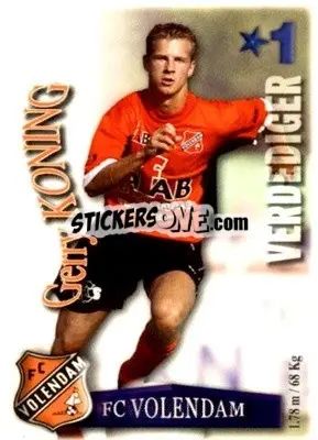 Sticker Gerry Koning - All Stars Eredivisie 2003-2004 - Magicboxint
