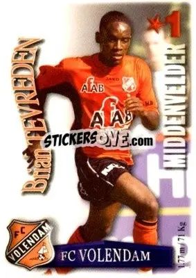 Sticker Brian Tevreden - All Stars Eredivisie 2003-2004 - Magicboxint