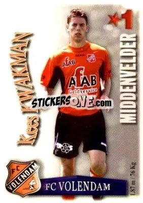 Sticker Kees Kwakman - All Stars Eredivisie 2003-2004 - Magicboxint