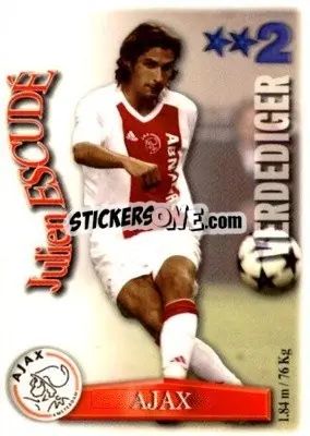 Sticker Julien Escudé - All Stars Eredivisie 2003-2004 n. 312 - Magicboxint