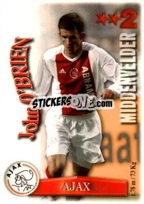 Sticker John O'Brien - All Stars Eredivisie 2003-2004 - Magicboxint