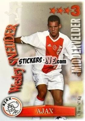 Sticker Wesley Sneijder - All Stars Eredivisie 2003-2004 - Magicboxint