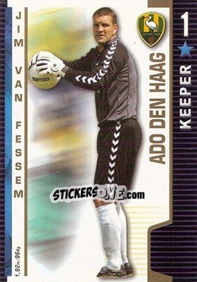 Sticker Jim van Fessem - All Stars Eredivisie 2004-2005 - Magicboxint