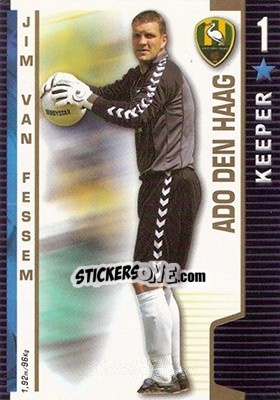 Sticker Jim van Fessem - All Stars Eredivisie 2004-2005 n. 1 - Magicboxint