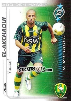 Sticker Youssef El-Akchaoui - All Stars Eredivisie 2005-2006 n. 6 - Magicboxint