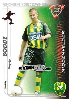 Cromo Ferrie Bodde - All Stars Eredivisie 2005-2006 - Magicboxint