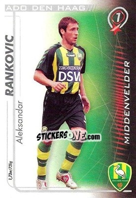 Cromo Aleksandar Rankovic - All Stars Eredivisie 2005-2006 - Magicboxint