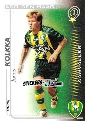 Sticker Joonas Kolkka - All Stars Eredivisie 2005-2006 n. 12 - Magicboxint