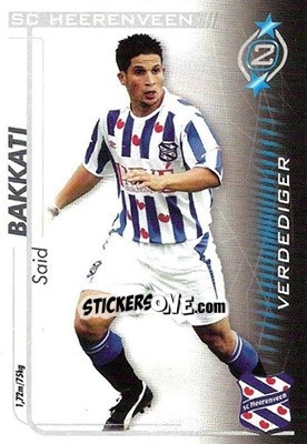 Sticker Said Bakkati - All Stars Eredivisie 2005-2006 - Magicboxint