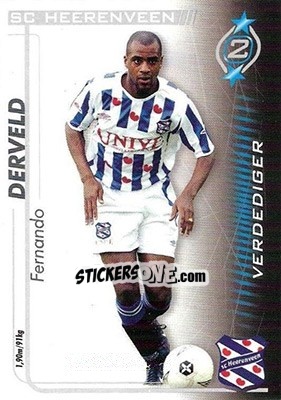 Cromo Fernando Derveld - All Stars Eredivisie 2005-2006 - Magicboxint