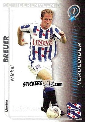 Sticker Michel Breuer - All Stars Eredivisie 2005-2006 - Magicboxint