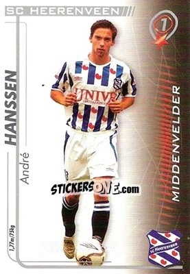 Sticker Andre Hanssen - All Stars Eredivisie 2005-2006 - Magicboxint