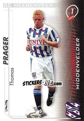 Sticker Thomas Prager - All Stars Eredivisie 2005-2006 - Magicboxint