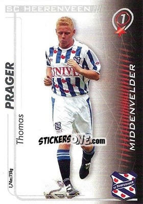 Sticker Thomas Prager - All Stars Eredivisie 2005-2006 n. 31 - Magicboxint