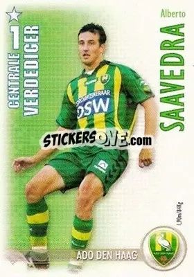 Sticker Alberto Saavedra - All Stars Eredivisie 2006-2007 - Magicboxint