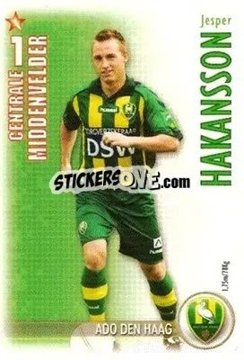 Cromo Jesper Hakansson - All Stars Eredivisie 2006-2007 - Magicboxint