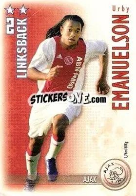 Cromo Urby Emanuelson - All Stars Eredivisie 2006-2007 - Magicboxint