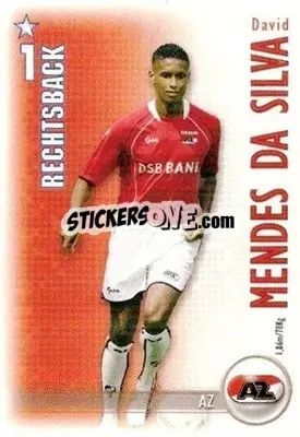 Sticker David Mendes Da Silva - All Stars Eredivisie 2006-2007 - Magicboxint