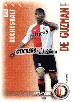 Sticker Jonathan De Guzman - All Stars Eredivisie 2006-2007 - Magicboxint