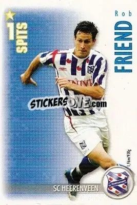 Cromo Rob Friend - All Stars Eredivisie 2006-2007 - Magicboxint