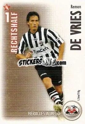Sticker Remon De Vries - All Stars Eredivisie 2006-2007 - Magicboxint