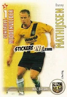Sticker Danny Mathijssen - All Stars Eredivisie 2006-2007 - Magicboxint