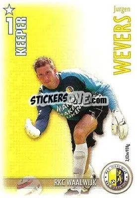 Sticker Jurgen Wevers - All Stars Eredivisie 2006-2007 - Magicboxint