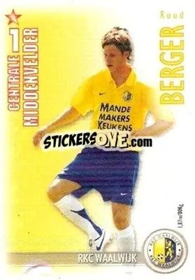 Sticker Ruud Berger - All Stars Eredivisie 2006-2007 - Magicboxint