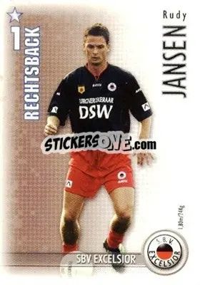 Sticker Rudy Jansen - All Stars Eredivisie 2006-2007 - Magicboxint