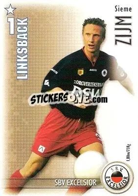 Sticker Sieme Zijm - All Stars Eredivisie 2006-2007 - Magicboxint