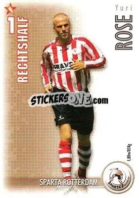 Sticker Yuri Rose - All Stars Eredivisie 2006-2007 - Magicboxint