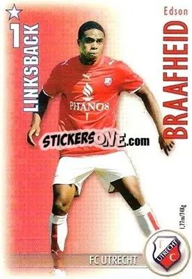 Sticker Edson Braafheid - All Stars Eredivisie 2006-2007 - Magicboxint