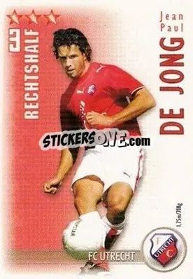 Sticker Jean Paul De Jong - All Stars Eredivisie 2006-2007 - Magicboxint