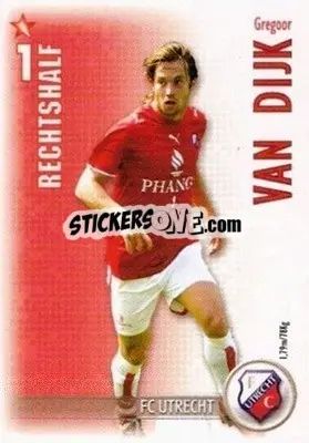 Sticker Gregoor Van Dijk - All Stars Eredivisie 2006-2007 - Magicboxint