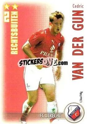 Sticker Cedric Van Der Gun - All Stars Eredivisie 2006-2007 - Magicboxint
