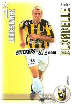 Sticker Siebe Blondelle - All Stars Eredivisie 2006-2007 - Magicboxint