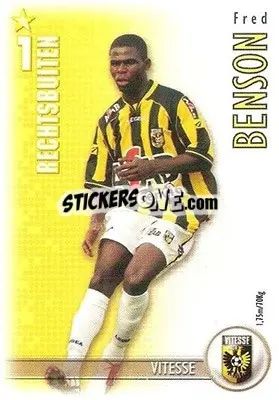 Cromo Fred Benson - All Stars Eredivisie 2006-2007 - Magicboxint