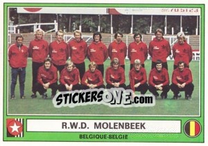 Sticker R.W.D. Molenbeek(Team) - Euro Football 78 n. 4 - Panini