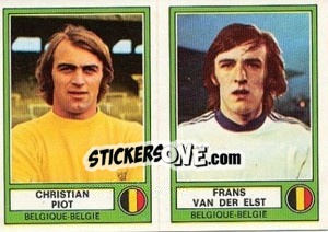 Sticker Piot/Van der Elst - Euro Football 78 - Panini