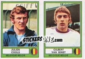 Figurina Cools/Van Binst - Euro Football 78 - Panini