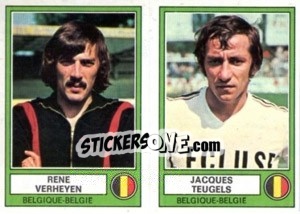 Sticker Verheyen/Teugels - Euro Football 78 - Panini