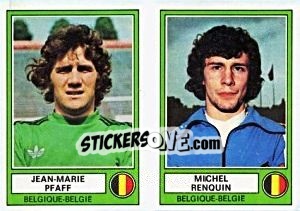 Sticker Pfaff/Renquin - Euro Football 78 - Panini