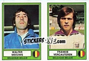 Sticker Meeuws/Vercauteren - Euro Football 78 - Panini
