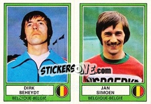 Sticker Beheydt/Simoen - Euro Football 78 - Panini