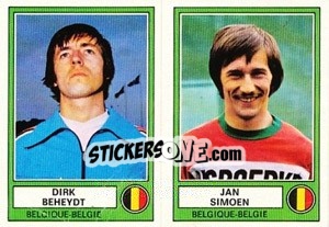 Figurina Beheydt/Simoen - Euro Football 78 - Panini