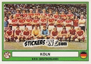 Sticker Köln(Team) - Euro Football 78 n. 19 - Panini