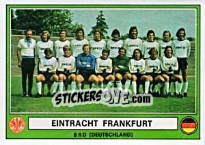 Sticker Eintracht Frankfurt(Team) - Euro Football 78 - Panini