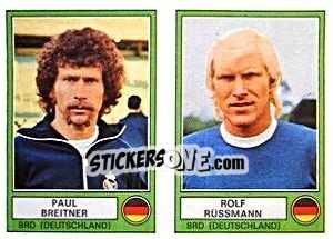 Sticker Breitner/Russmann - Euro Football 78 - Panini