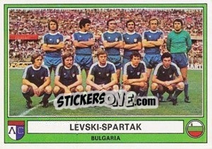 Cromo Levski-Spartak(Team) - Euro Football 78 n. 33 - Panini